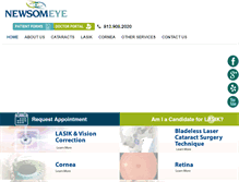 Tablet Screenshot of newsomeye.com